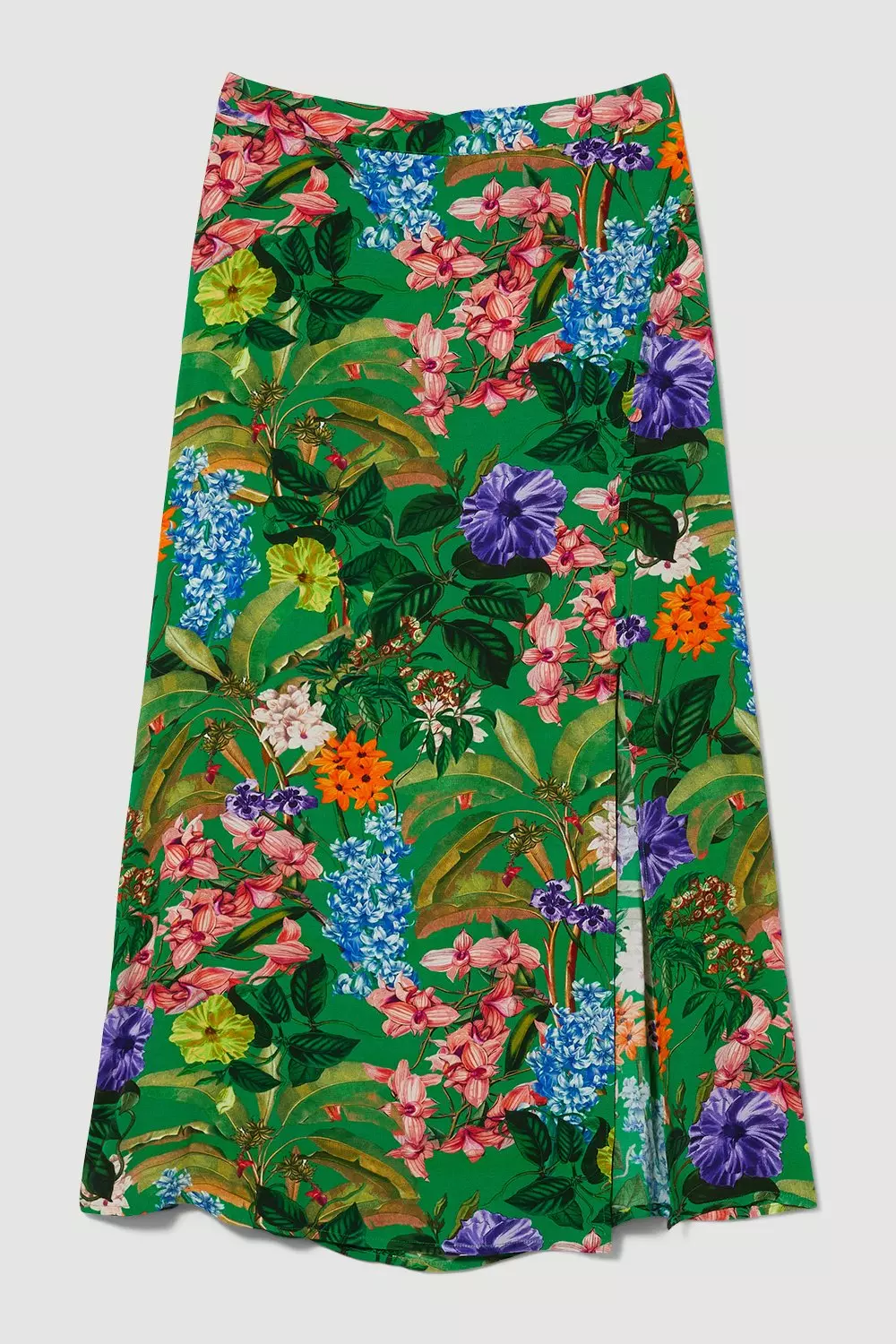 【Karen Millen】UK発 ローズ ツイル プロム スカート グリーン akk94308_khaki_xl?$
